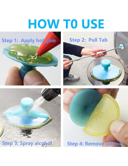 Kit de 8 Pestañas de Extracción de Abolladuras Hyamass