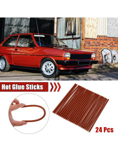 Palos de Pegamento Termofusible X AUTOHAUX 24pcs 7x200mm Rojo 2