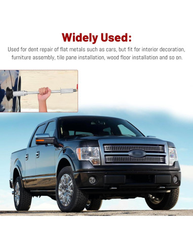 Extractor de Abolladuras Neumático Piodelo con Martillo y Ventosas