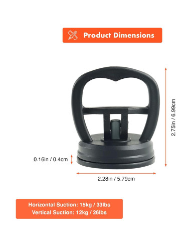 Extractor de Abolladuras para Autos Genubi 2PCS 5.79cm
