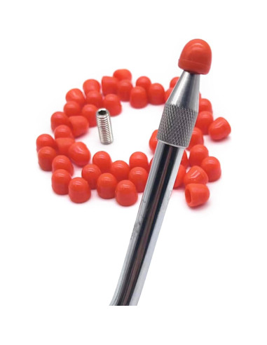 48 Puntas de Goma para Martillo de Reparación de Abolladuras