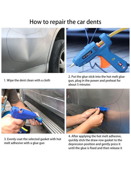 Kit de Reparación de Abolladuras Sin Pintura DRAMLOR 27 PZS