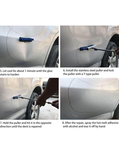 Kit de Reparación de Abolladuras Sin Pintura DRAMLOR 27 PZS