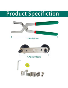 Pinzas de Crimpado de Bordes de Carrocería Suprwin 1.03kg 2