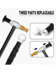 Martillo de Reparación de Abolladuras WHDZ - 42.7 cm, Fibra de Carbono 2