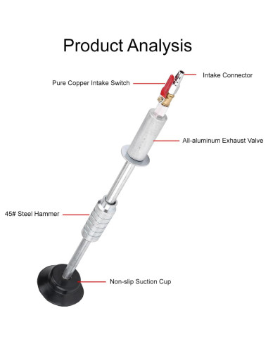 Martillo de Tirón Neumático Pesado Estink para Abolladuras
