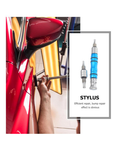 Bolígrafo para Abolladuras JECOMPRIS 11.2cm Acero Azul