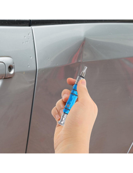 Bolígrafo para Abolladuras JECOMPRIS 11.2cm Acero Azul