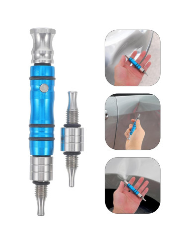 Bolígrafo para Abolladuras JECOMPRIS 11.2cm Acero Azul