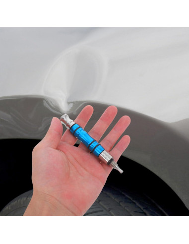 Bolígrafo para Abolladuras JECOMPRIS 11.2cm Acero Azul