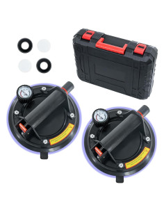 Paquete de 2 Ventosas de Vidrio BaoNeedy 20 cm Alta Resistencia