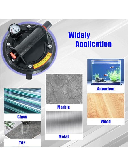 Paquete de 2 Ventosas de Vidrio BaoNeedy 20 cm Alta Resistencia