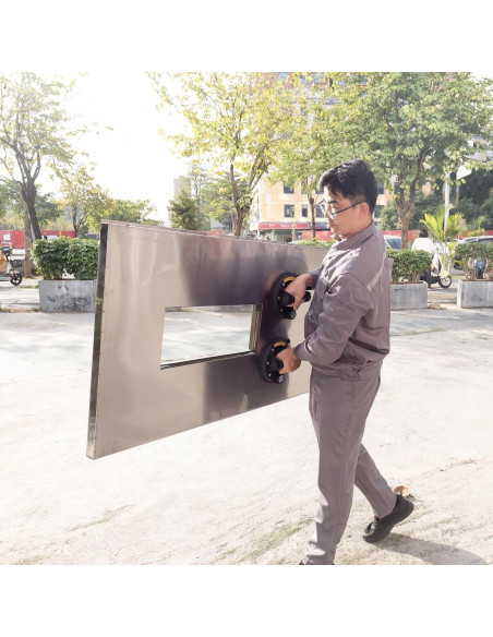 Paquete de 2 Ventosas de Vidrio BaoNeedy 20 cm Alta Resistencia