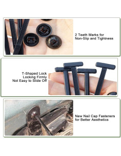 100 Bridas de Nylon CALORPET para Reparación Automotriz 2