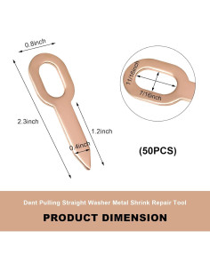 Anillos de Extracción de Abolladuras 50PCS NYTKL Hierro Cobre 2