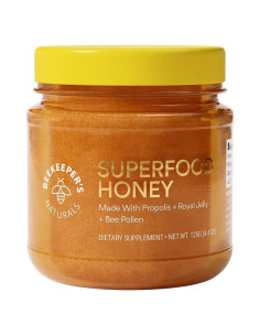 Miel Superfood Beekeeper's Naturals 125g - Jalea Real, Polen, Propóleos