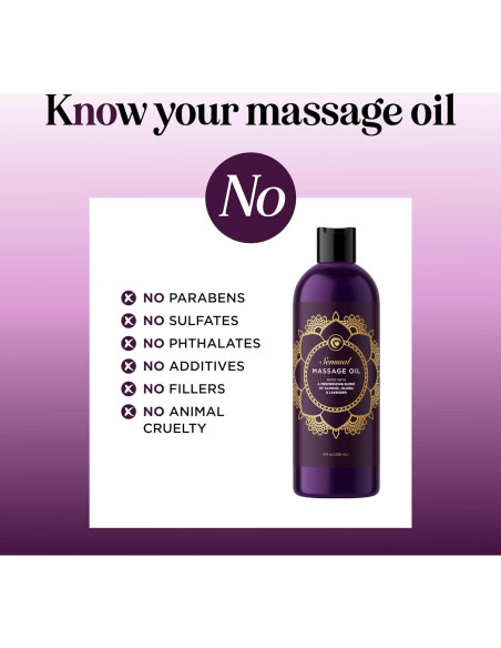 Aceite de Masaje Aromaterapia Lavanda 236.6 ml - Honeydew