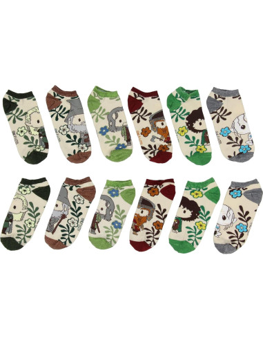 Calcetines de Tobillo Bioworld El Señor de los Anillos 6 Pares