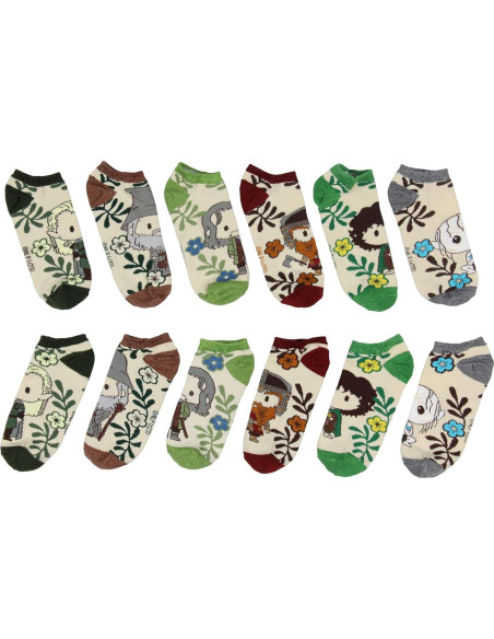 Calcetines de Tobillo Bioworld El Señor de los Anillos 6 Pares