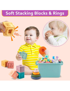 Juguetes Montessori para Bebés 6 en 1 - Weilim - 27 Piezas 2