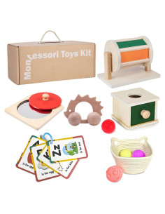 Juguetes Educativos Montessori Starrykids 7 en 1 para Bebés