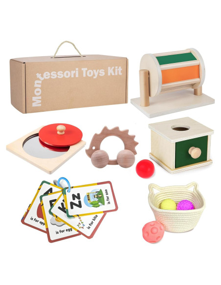 Juguetes Educativos Montessori Starrykids 7 en 1 para Bebés