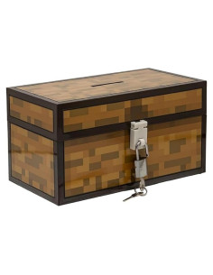 Alcancía Minecraft Chest Paladone 12cm - Oficial para Niños