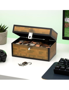 Alcancía Minecraft Chest Paladone 12cm - Oficial para Niños 2