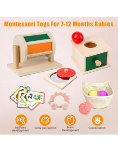 Juguetes Educativos Montessori Starrykids 7 en 1 para Bebés 2