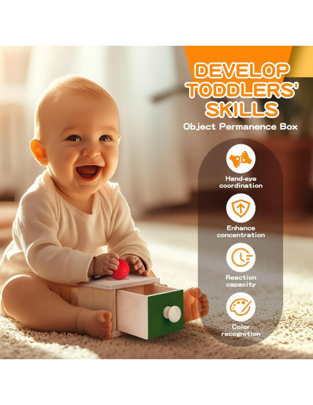 Juguetes Educativos Montessori Starrykids 7 en 1 para Bebés