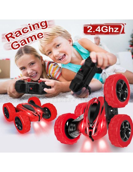 Coche de Control Remoto Acrobático FREE TO FLY Rojo 4WD