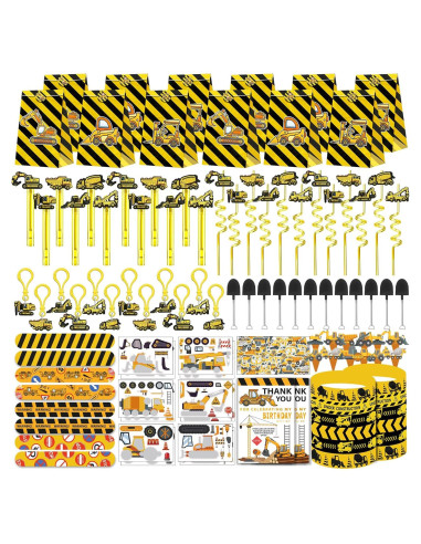 Suministros de Fiesta de Cumpleaños de Construcción 232pcs PLOUGVI