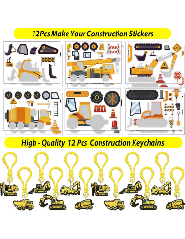 Suministros de Fiesta de Cumpleaños de Construcción 232pcs PLOUGVI