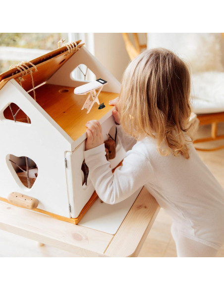 Mesa de Planchar Miniatura NUOBESTY para Casa de Muñecas