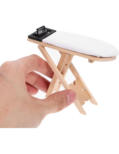 Mesa de Planchar Miniatura NUOBESTY para Casa de Muñecas