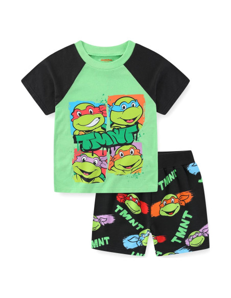 Conjunto camiseta y pantalones cortos Nickelodeon Tortugas Ninja