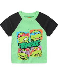 Conjunto camiseta y pantalones cortos Nickelodeon Tortugas Ninja 2
