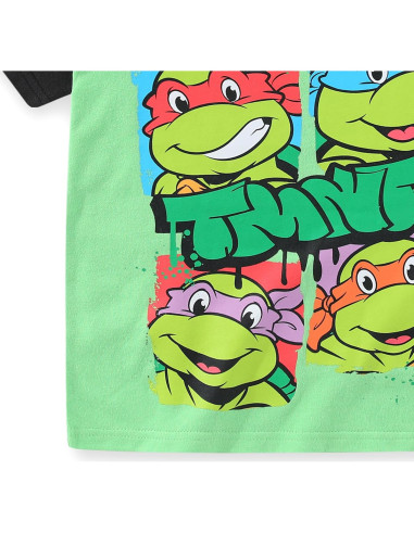 Conjunto camiseta y pantalones cortos Nickelodeon Tortugas Ninja