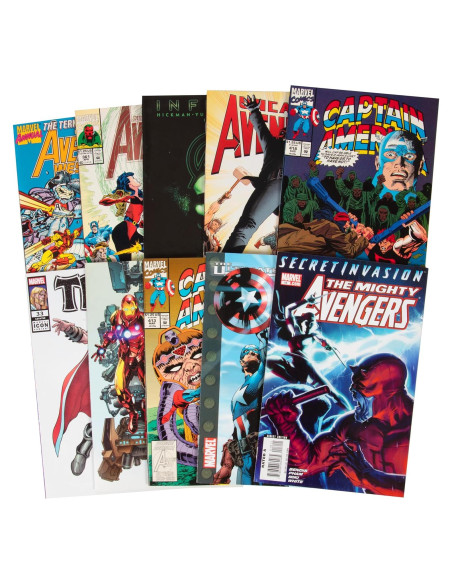 Conjunto de Cómics Marvel Avengers - 10 Números Exclusivos