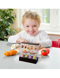 Vitrina de Pasteles Miniatura Abaodam 13.3x12.9x6.6cm 2