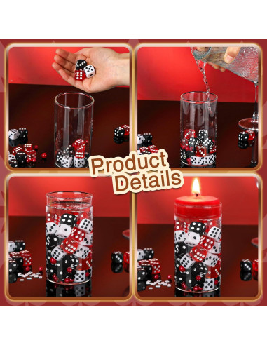 330 Piezas Relleno de Jarrón Casino WAYASDCU Decoración