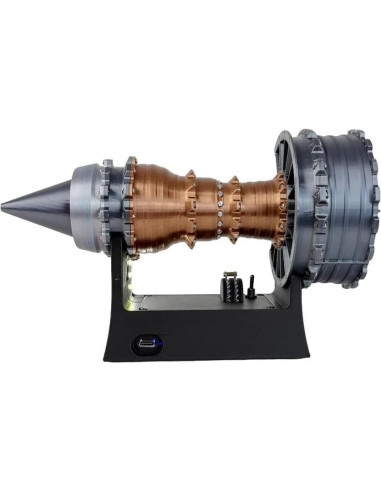 Modelo de Motor Turbofan TR900 NikolaToy - Escala 1:20