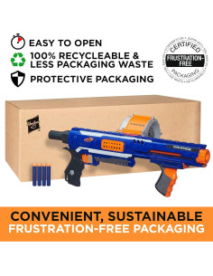 Bláster Nerf Rampage N-Strike Elite con 25 dardos - Hasbro 2
