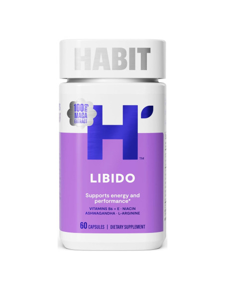 Suplemento de Libido HABIT 60 Cápsulas Veganas - Energía y Rendimiento