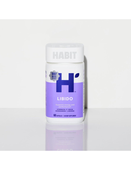 Suplemento de Libido HABIT 60 Cápsulas Veganas - Energía y Rendimiento
