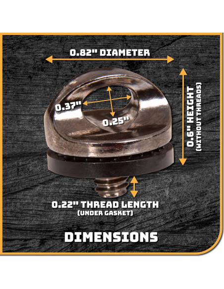 Anillo Adaptador de Trípode Danger Buddies - Paquete de 6