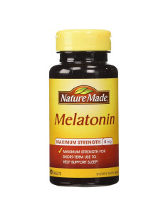 Suplemento de Melatonina 5mg Nature Made 90 Tabletas
