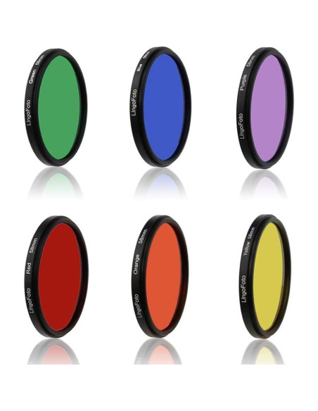 Juego de Filtros de Lente LINGO 37mm 6 Piezas + Funda y Limpieza