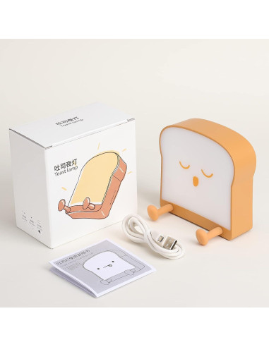 Lámpara Nocturna Kawaii Gato LOVERUIS con Temporizador 1/3h