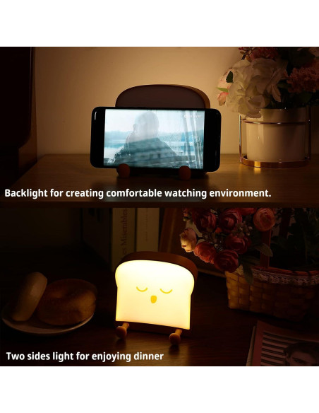 Lámpara Nocturna Kawaii Gato LOVERUIS con Temporizador 1/3h